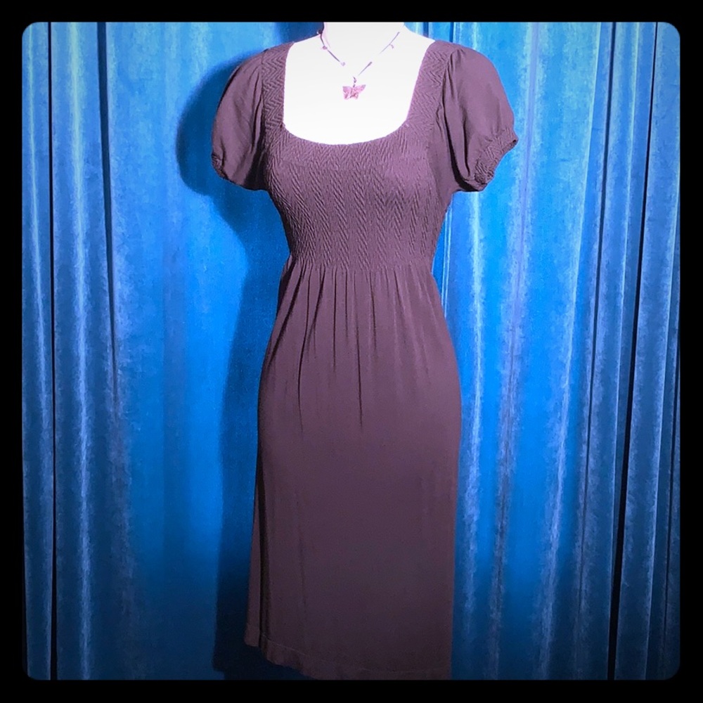Glimmer By LL Basics midi black dress